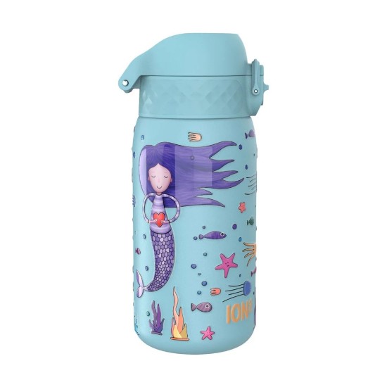 Vandflaske til børn, rustfrit stål, 400 ml, Mermaids - Ion8