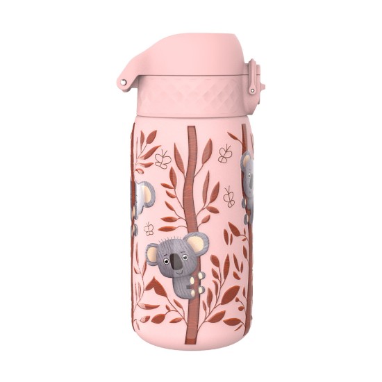 Vandflaske til børn, rustfrit stål, 400 ml, Koala - Ion8