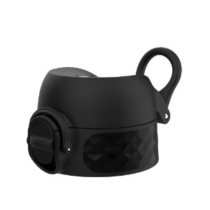 Clúdach buidéal uisce, recyclon™, méid S, Black - Ion8
