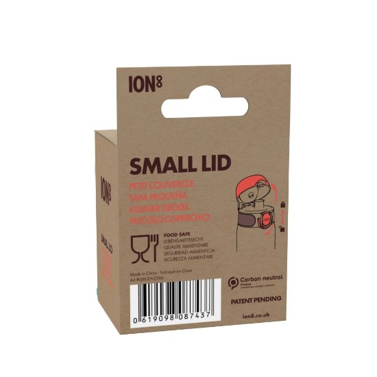 Clúdach buidéal uisce, recyclon™, méid S, Black - Ion8