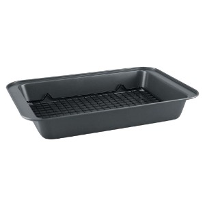 Steak tray, aluminium, 37.2 x 25.5 cm - Anilar