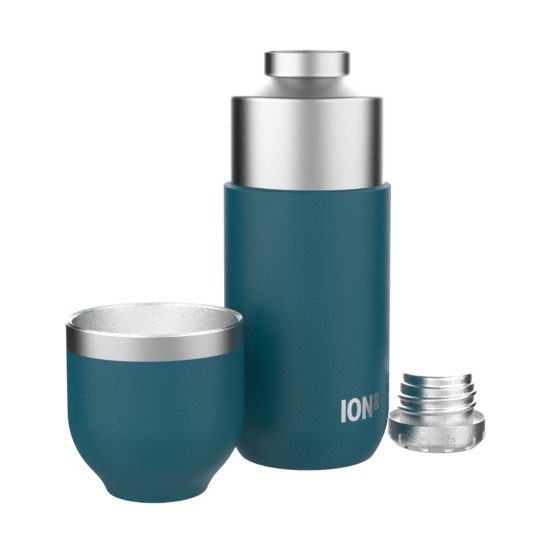 Vakuumska termosica, sa šalicom, nehrđajući čelik, 700 ml, "Luma", Deep Teal - Ion8