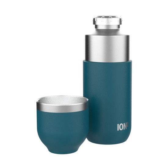 Vakuumska termosica, sa šalicom, nehrđajući čelik, 700 ml, "Luma", Deep Teal - Ion8
