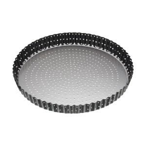 Perforated non-stick baking mould, steel, 28 cm, "Master Class" - Kitchen Craft