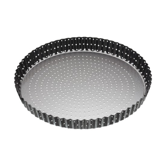 Moule à pâtisserie perforé antiadhésif, acier, 28 cm, "Master Class" - Kitchen Craft