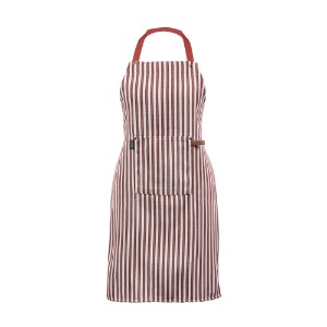 “Yinte” kitchen apron, cotton, Burntbrick - Tiseco