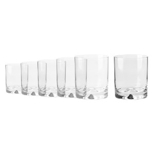 6dílná sada sklenic na whisky, ze skla, 260ml, "Mixology" - Krosno