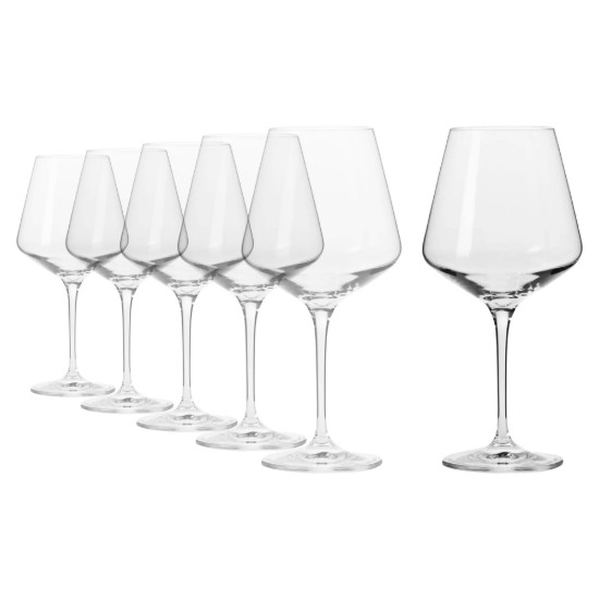 Komplet 6 kieliszków do wina Chardonnay, ze szkła kryształowego, 460 ml, "Avant-Garde" - Krosno