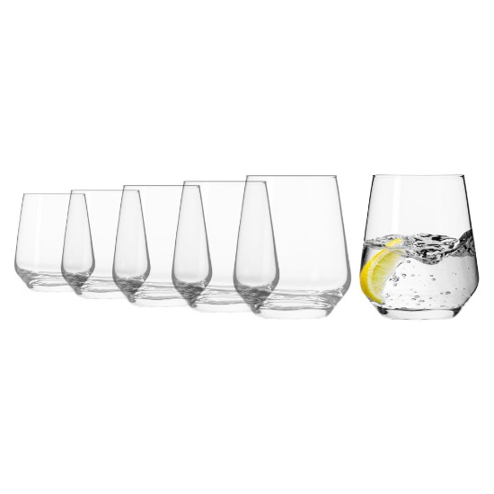 Set of 6 "Splendor" "Soft Drink" glasses, 400 ml - Krosno