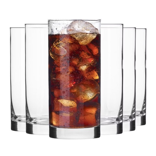 Komplektā 6 "long drink" glāzes, 300 ml - Krosno