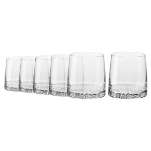 Set od 6 čaša za viski, kristalno staklo, 370 ml, "Fjord" - Krosno