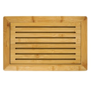 Bread cutting board, bamboo, 42 x 28 cm, 2 cm thick - Zokura