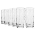 6 Long Drink -Lasin Setti, Kiteinen Lasi, 380 Ml, "Romance" - Krosno-image