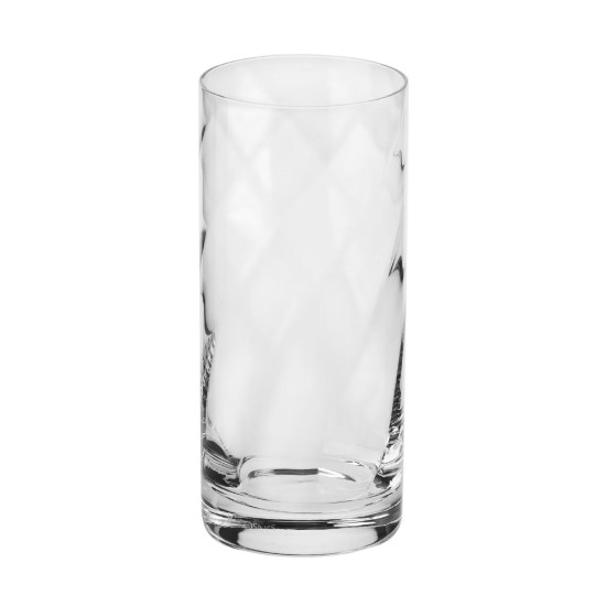 Set of 6 long drinks glasses, crystalline glass, 380 ml, "Romance" - Krosno