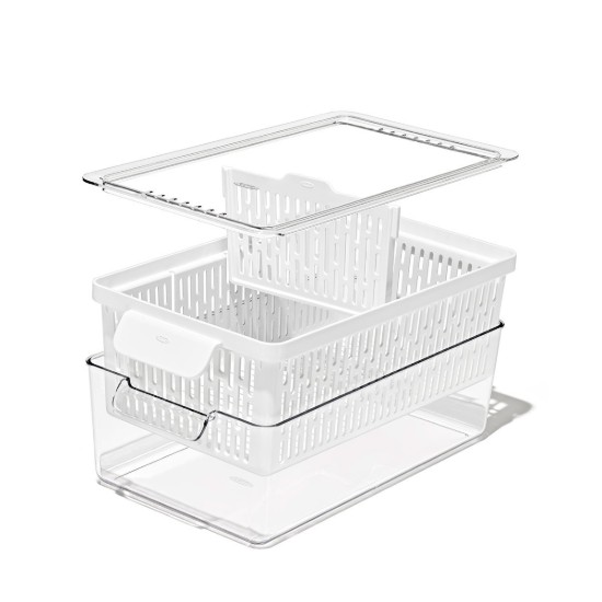 Dārzeņu uzglabāšanas kaste, plastmasas, 35,1 x 18,9 x 11,8 cm - OXO