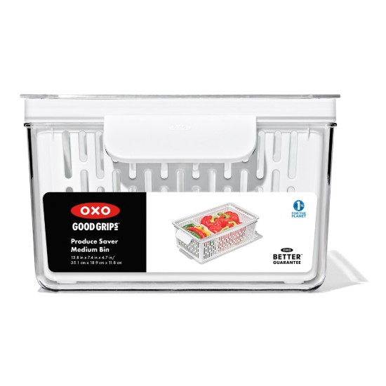 Dārzeņu uzglabāšanas kaste, plastmasas, 35,1 x 18,9 x 11,8 cm - OXO