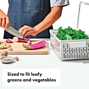 Produce saver, plastic, 37.6 x 15.1 x 9.1 cm - OXO