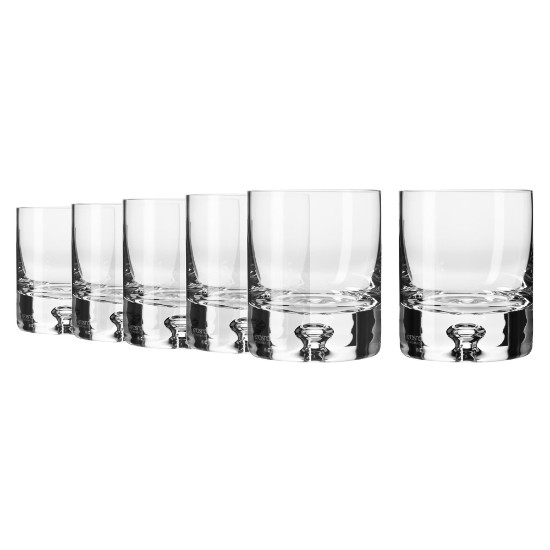 Set of 6 whiskey glasses, crystalline glass, 250 ml, "Legend" - Krosno