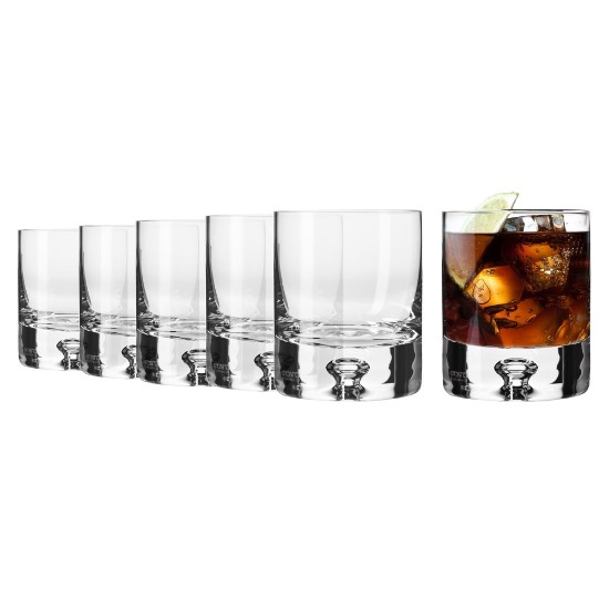 Set of 6 whiskey glasses, crystalline glass, 250 ml, "Legend" - Krosno