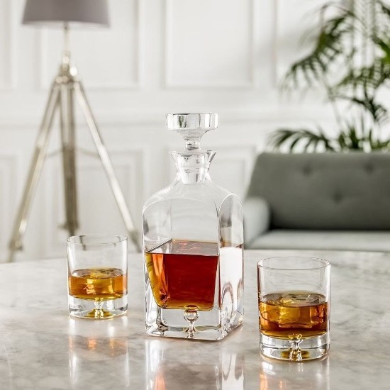 Set of 6 whiskey glasses, crystalline glass, 250 ml, "Legend" - Krosno