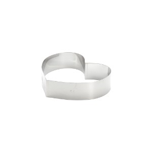 Heart-shaped cookie cutter, stainless steel, 14 cm - de Buyer