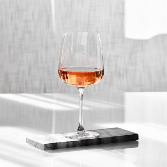 Sett ta' 4 tazzi tal-inbid, ħġieġ kristallin, 650 ml, "Modern" - Krosno
