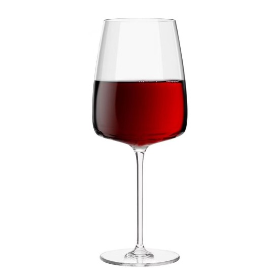 Lot de 4 verres à vin rouge, cristallin, 75 cl, "Modern" - Krosno