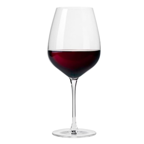 Set of 6 Pinot Noir wine glasses, crystalline glass, 810ml, "Divine" - Krosno