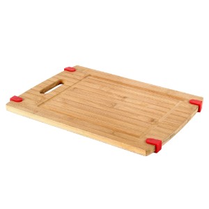 Tabla de cortar, madera de bambú, 32 x 21 cm - Zokura