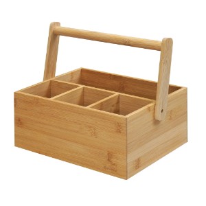 Custodia per utensili da cucina, 30 x 21 cm, bambù - Zokura