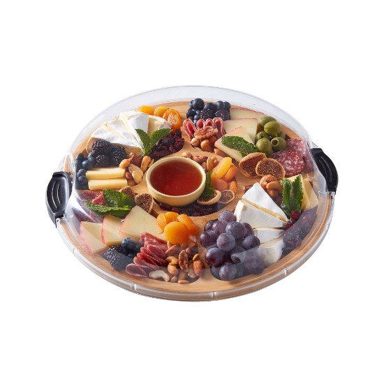 Piatto girevole con coperchio, bambù, 35,5 cm, "Farberware" - Kitchen Craft