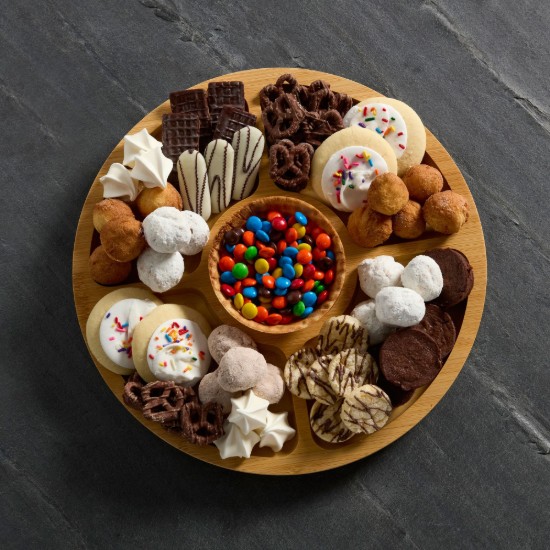 Serviravimo lenta su skyreliais, su dangčiu, bambukine, 35,5 cm - Farberware