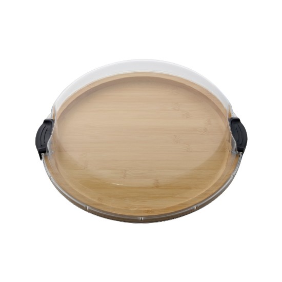 Tagliere da portata con coperchio, bambù, 35,5 cm, "Farberware" - Kitchen Craft
