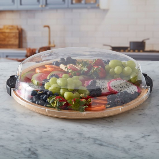 Serviravimo lenta, su dangčiu, bambukine, 35,5 cm - Farberware