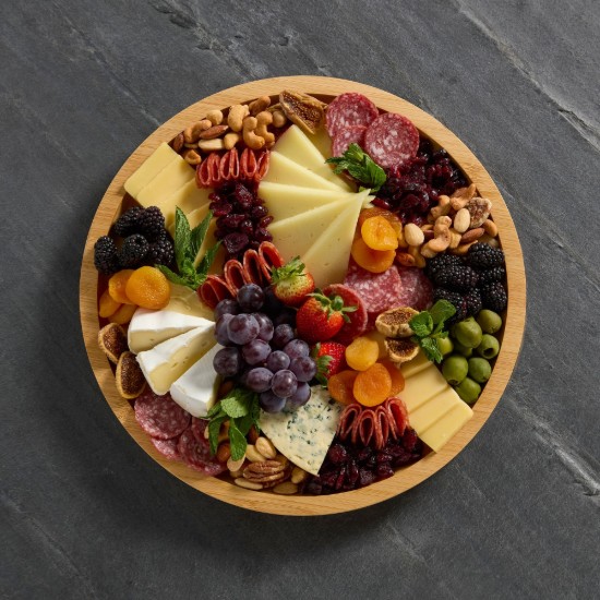 Serviravimo lenta, su dangčiu, bambukine, 35,5 cm - Farberware