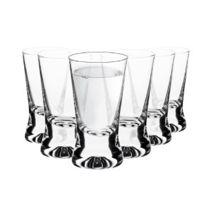Set med 6 Shotglas för vodka, 25 ml - Krosno