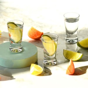 Set med 6 Shotglas för vodka, 25 ml - Krosno