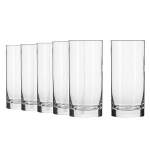 Sæt med 6 "long drink" glas, 300 ml - Krosno
