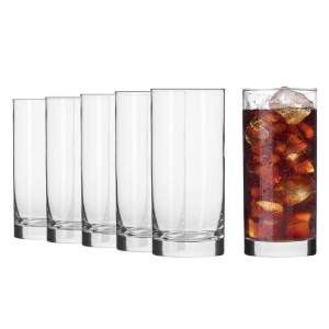 Sæt med 6 "long drink" glas, 300 ml - Krosno