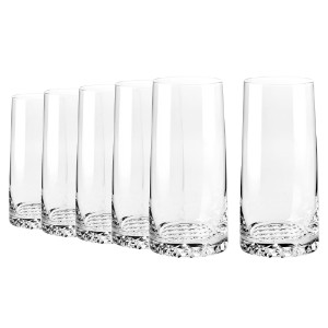 6-delni set visokih kozarcev iz kristalnega stekla, 350ml, "Fjord" - Krosno