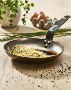 Omelette pan, steel, 20 cm, "Mineral B" - de Buyer