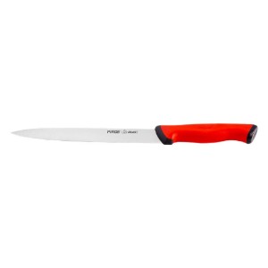 Schinkenmesser, 20cm, "Duo", Rot - Pirge