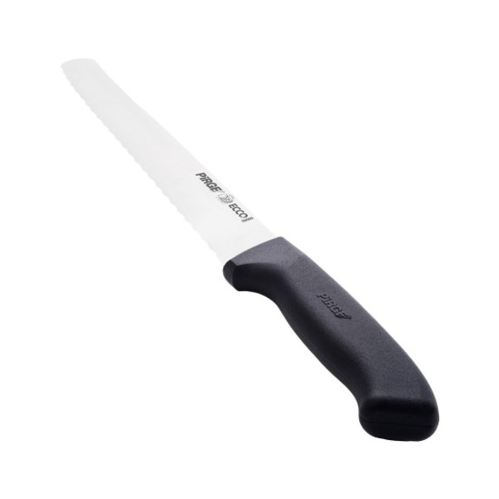 Bread knife, 22.5cm, "Ecco", Black - Pirge