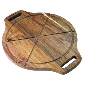 Pizza serving platter, acacia wood, 42 x 33 cm - Zokura
