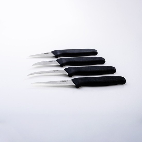 Set of 4 knives for decorating, "Gastro", Black - Pirge