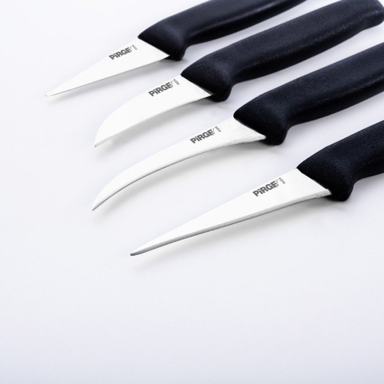 Set of 4 knives for decorating, "Gastro", Black - Pirge