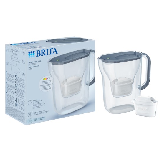 BRITA Style Essential filtering jug 2.4 L Maxtra Pro Water (Stone Blue)