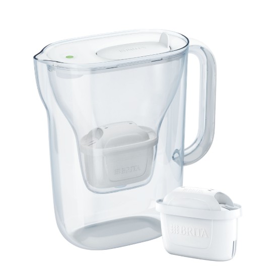 BRITA Style Essential water filtering jug 2.4 L + 2 Maxtra Pro Filters (White)