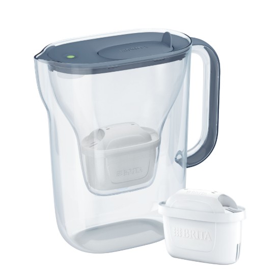BRITA Style Essential water filtering jug 2.4 L + 2 Maxtra Pro Filters (Stone Blue)