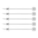 Set di 5 spiedini in acciaio inox, "BBQ+" - Zwilling